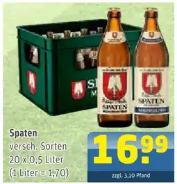Getränke Arena Spaten spaten Angebot