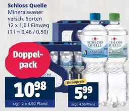 Getränkewelt Schloss quelle mineralwasser classic Angebot