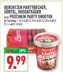 Marktkauf Berentzen partybecher Angebot