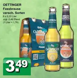 Getränkeparadies Gefromm Oettinger fassbrause mango Angebot