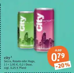 tegut City secco, rosato oder hugo Angebot