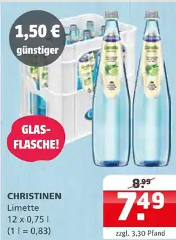 Getränke Quelle Christinen limette Angebot