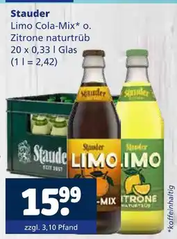 Getränkewelt Stauder limo cola-mix Angebot