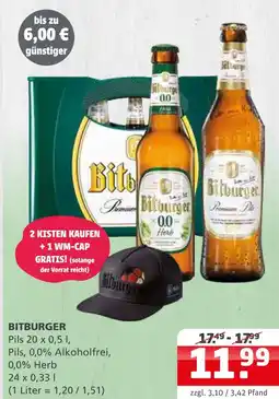 Getränke Quelle Bitburger pils Angebot