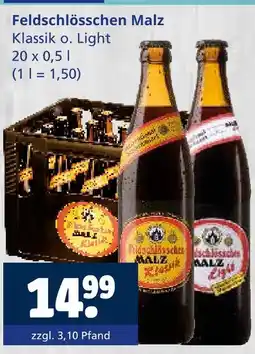 Getränkewelt Feldschlösschen malz klassik Angebot
