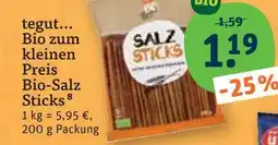 tegut Tegut... bio-salz sticks Angebot