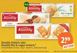 tegut Kambly gebäck oder bio & vegan gebäck Angebot