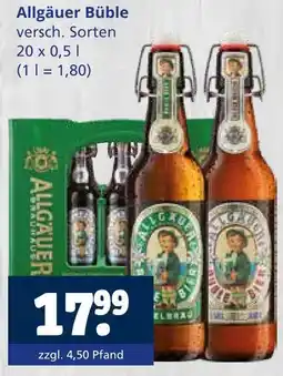 Getränkewelt Allgäuer büble Angebot
