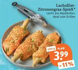 tegut Lachsfilet-zitronengras-spieß Angebot