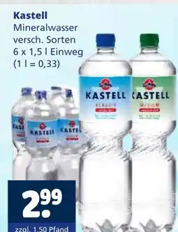 Getränkewelt Kastell mineralwasser Angebot