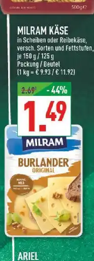 Marktkauf Milram käse Angebot