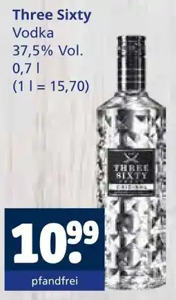 Getränkewelt Three sixty vodka Angebot