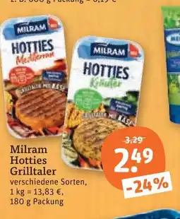 tegut Milram hotties mediterran Angebot