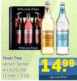 Getränke Arena Fever tree softdrink Angebot