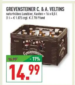 Marktkauf Grevensteiner c. & a. veltins naturtrübes landbier Angebot