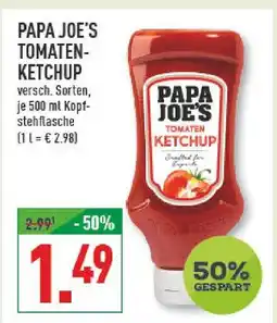 Marktkauf Papa joe's tomaten-ketchup Angebot