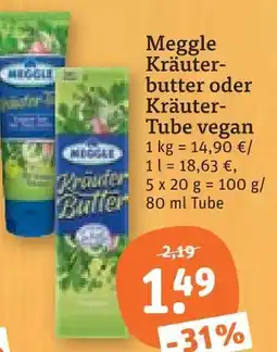 tegut Meggle kräuterbutter Angebot