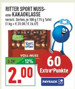 Marktkauf Ritter sport nussklasse Angebot