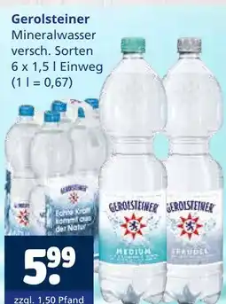 Getränkewelt Gerolsteiner mineralwasser medium Angebot