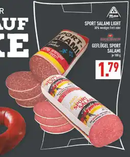 Marktkauf Metten sport salami light Angebot