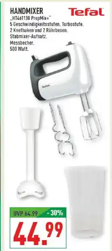 Marktkauf Tefal handmixer ht461138 prepmix+ Angebot