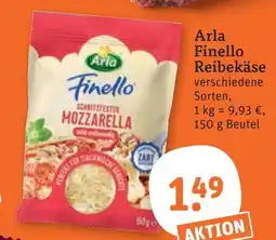 tegut Arla finello reibekäse Angebot