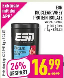 Marktkauf Esn isoclear whey protein isolate Angebot