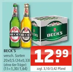Getränke Oase Beck's beck's Angebot