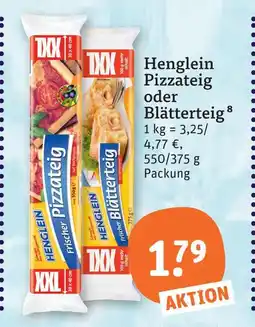 tegut Henglein pizzateig Angebot