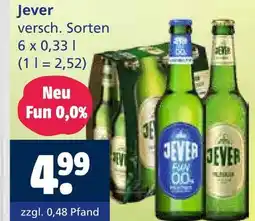 Getränkewelt Jever fun 0,0% Angebot