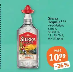 tegut Sierra tequila Angebot