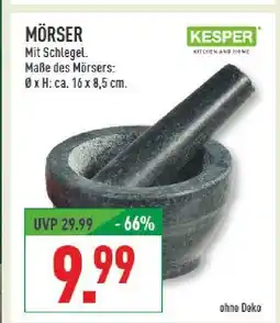 Marktkauf Kesper mörser mit schlegel Angebot