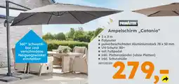 Globus Baumarkt Primaster ampelschirm catania Angebot