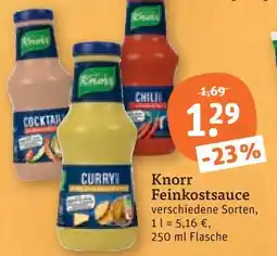 tegut Knorr feinkostsauce Angebot