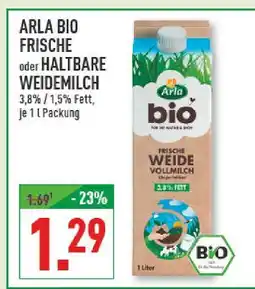 Marktkauf Arla bio frische weidemilch Angebot