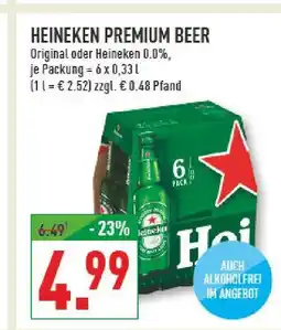 Marktkauf Heineken premium beer original Angebot