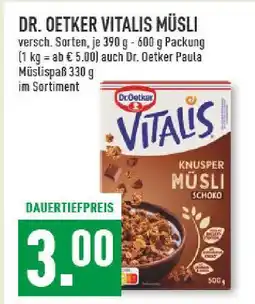 Marktkauf Dr. oetker vitalis müsli knusper schoko Angebot
