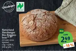 tegut Herzberger bio-roggenbrot Angebot