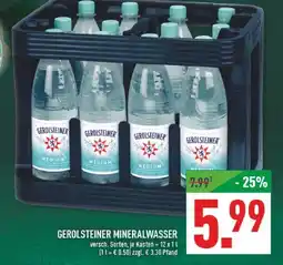 Marktkauf Gerolsteiner mineralwasser Angebot