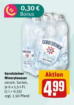 nahkauf Gerolsteiner mineralwasser Angebot
