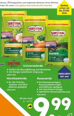 Globus Baumarkt Substral naturen universalerde Angebot