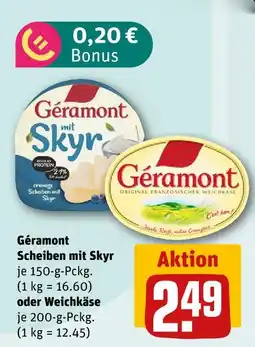 nahkauf Géramont scheiben mit skyr oder weichkäse Angebot