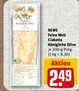 nahkauf Rewe feine welt ciabatta königliche olive Angebot
