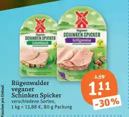 tegut Rügenwalder schinken spicker Angebot