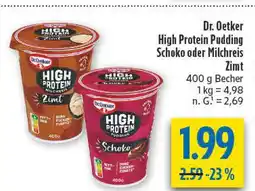 diska Dr. oetker high protein pudding schoko Angebot