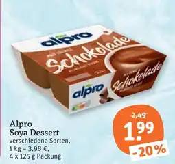 tegut Alpro soya dessert Angebot