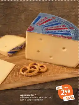 tegut Appenzeller Angebot