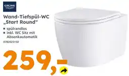 Globus Baumarkt Grohe wand-tiefspül-wc start round Angebot