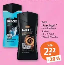 tegut Axe duschgel Angebot