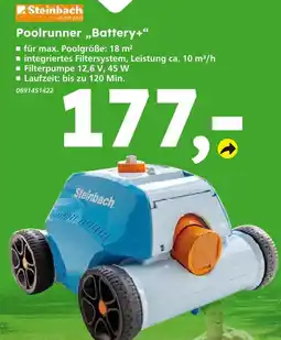 Globus Baumarkt Steinbach poolrunner battery+ Angebot